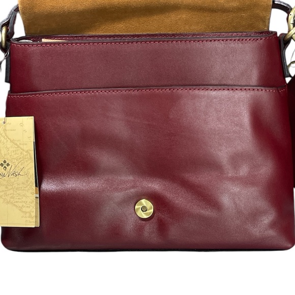 Patricia Nash Burgundy Leather Bag NWT - Picture 9 of 13